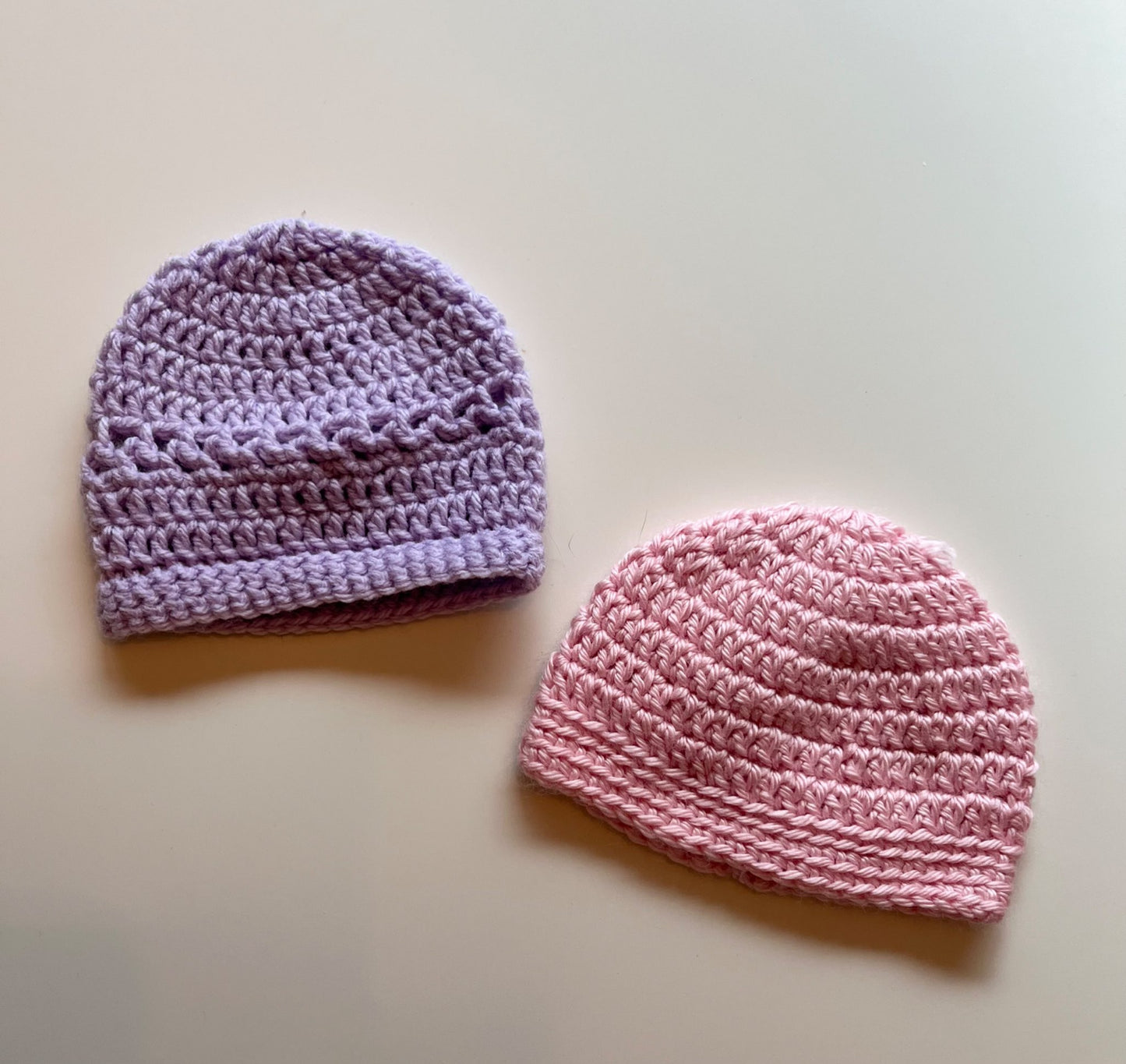 Hand Knitted Newborn hats