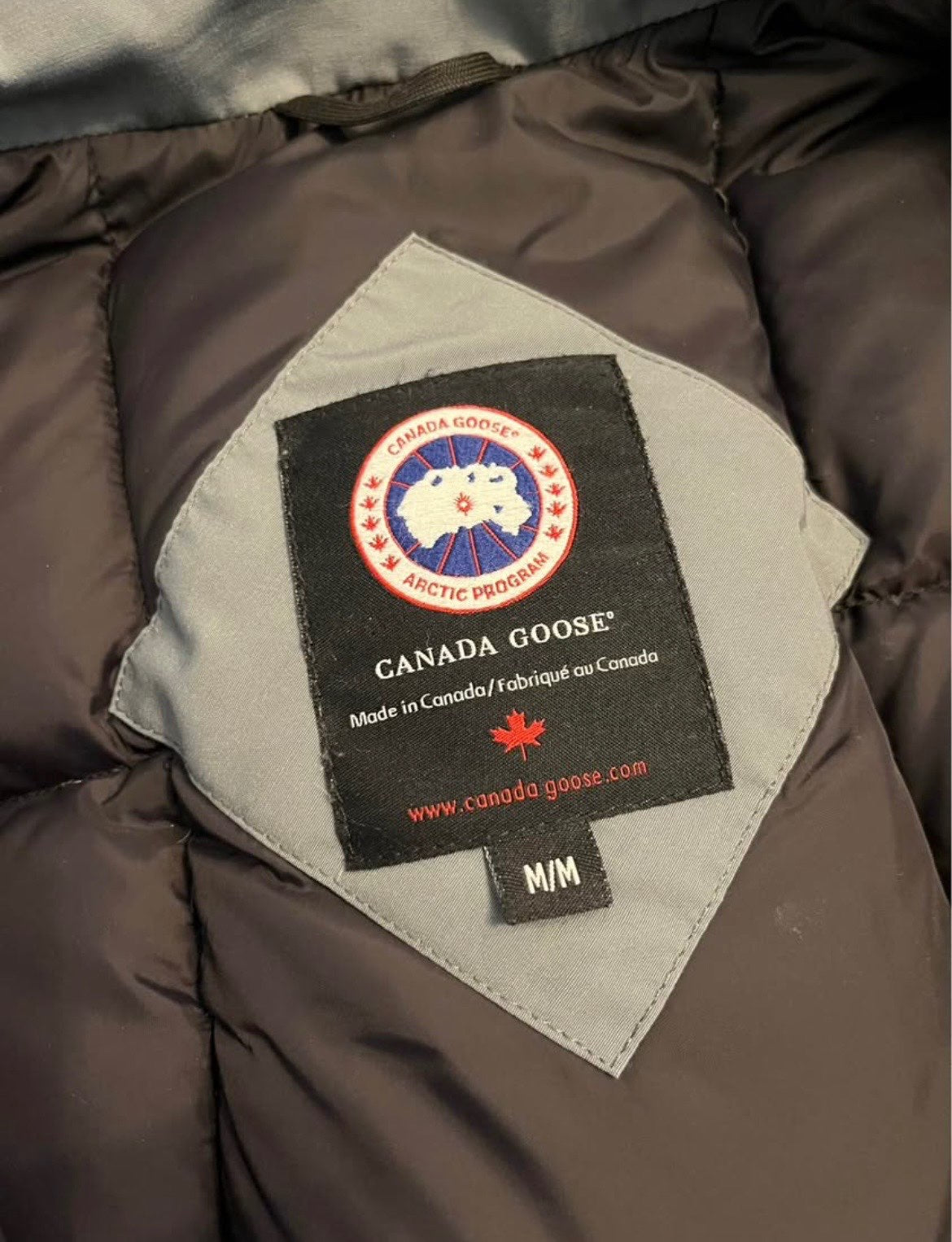 Canada Goose Trillium Parka Women’s Medium, light grey EUC, Maternity M (8-10)