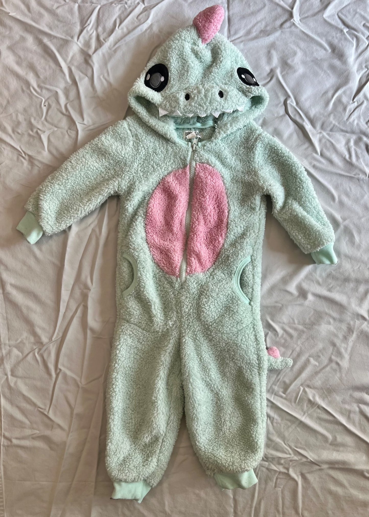 Dragon Halloween fleece onesie, Kids 2T