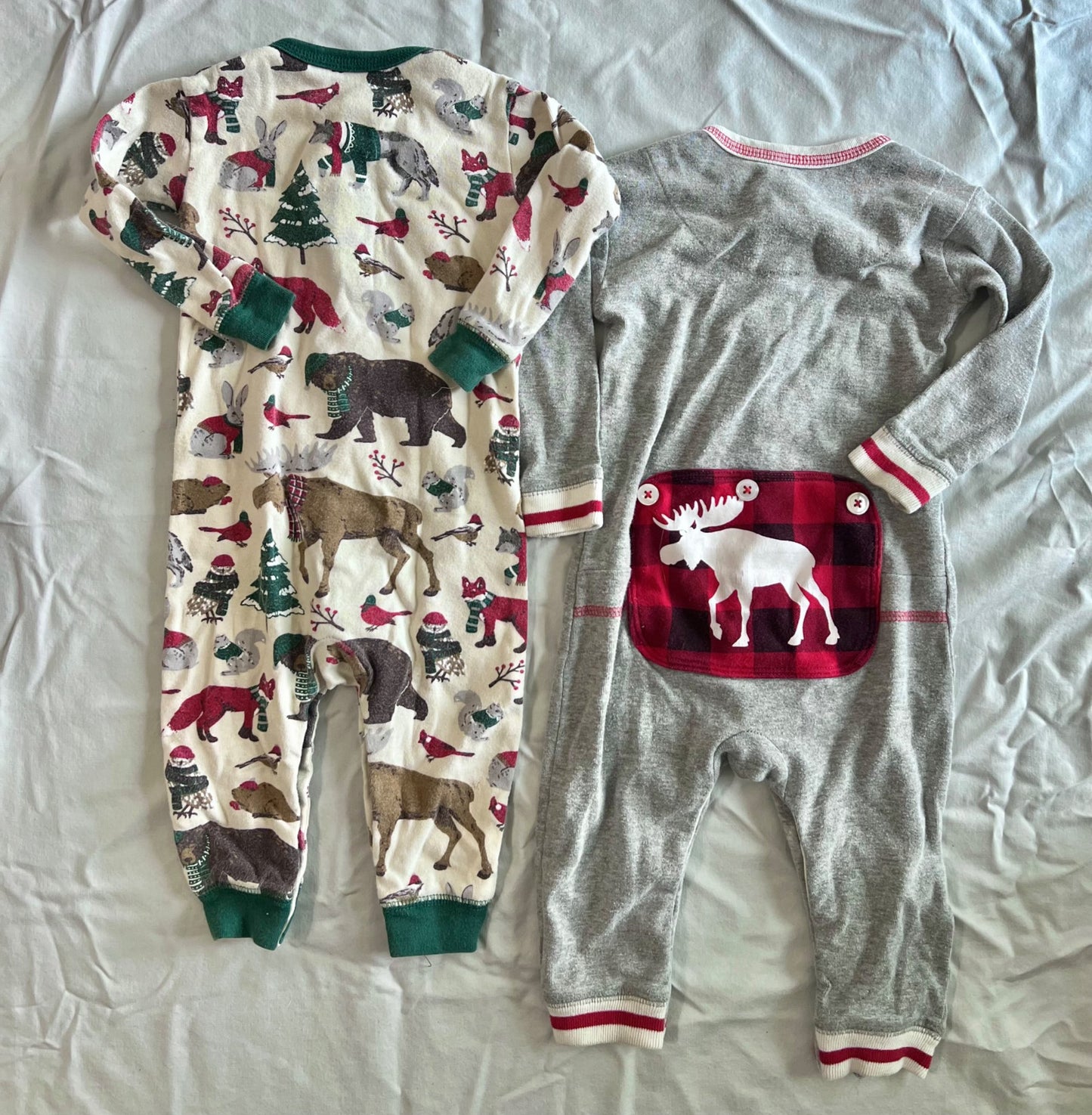 Little Blue House Christmas onesie pyjamas bundle, Kids 12 Month (9-12M)