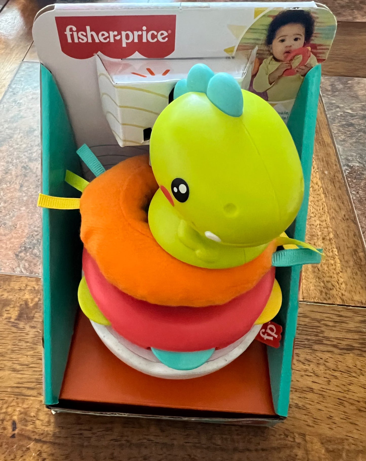 New Fisher Price Paradise Pals Wobble and Stack Dino