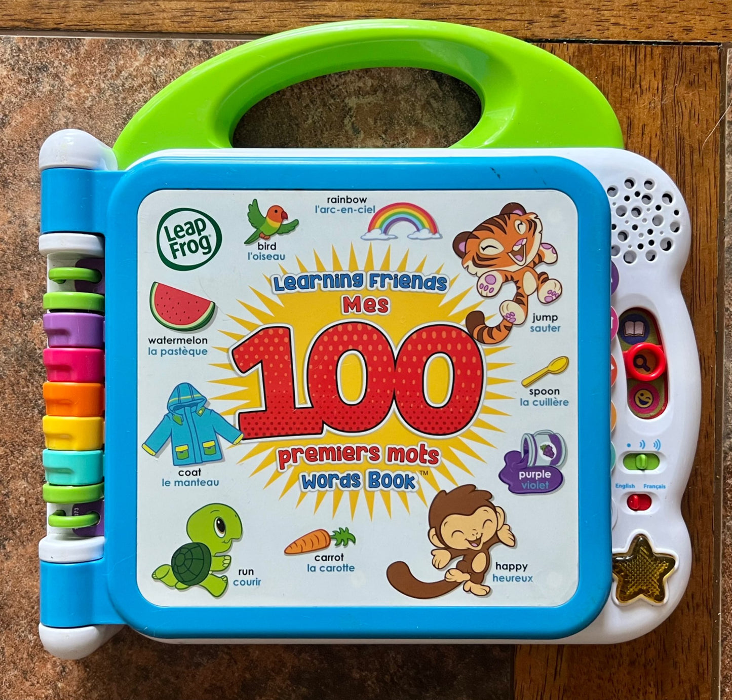Leap Frog Learning Friends 100 Words bilingual book