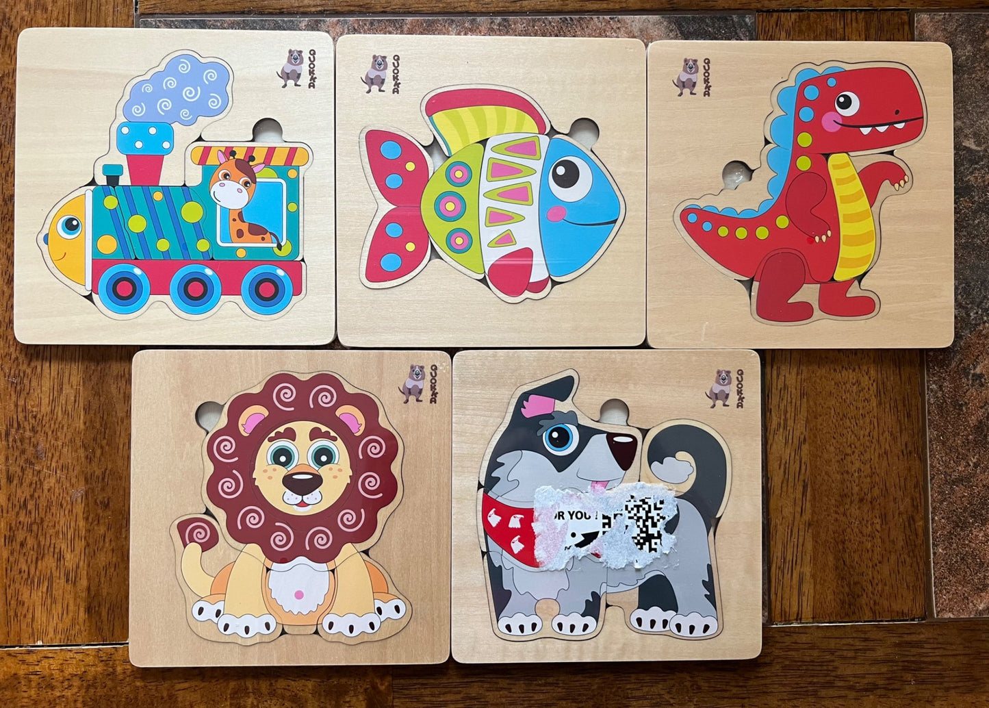 New bundle wooden multi piece puzzles
