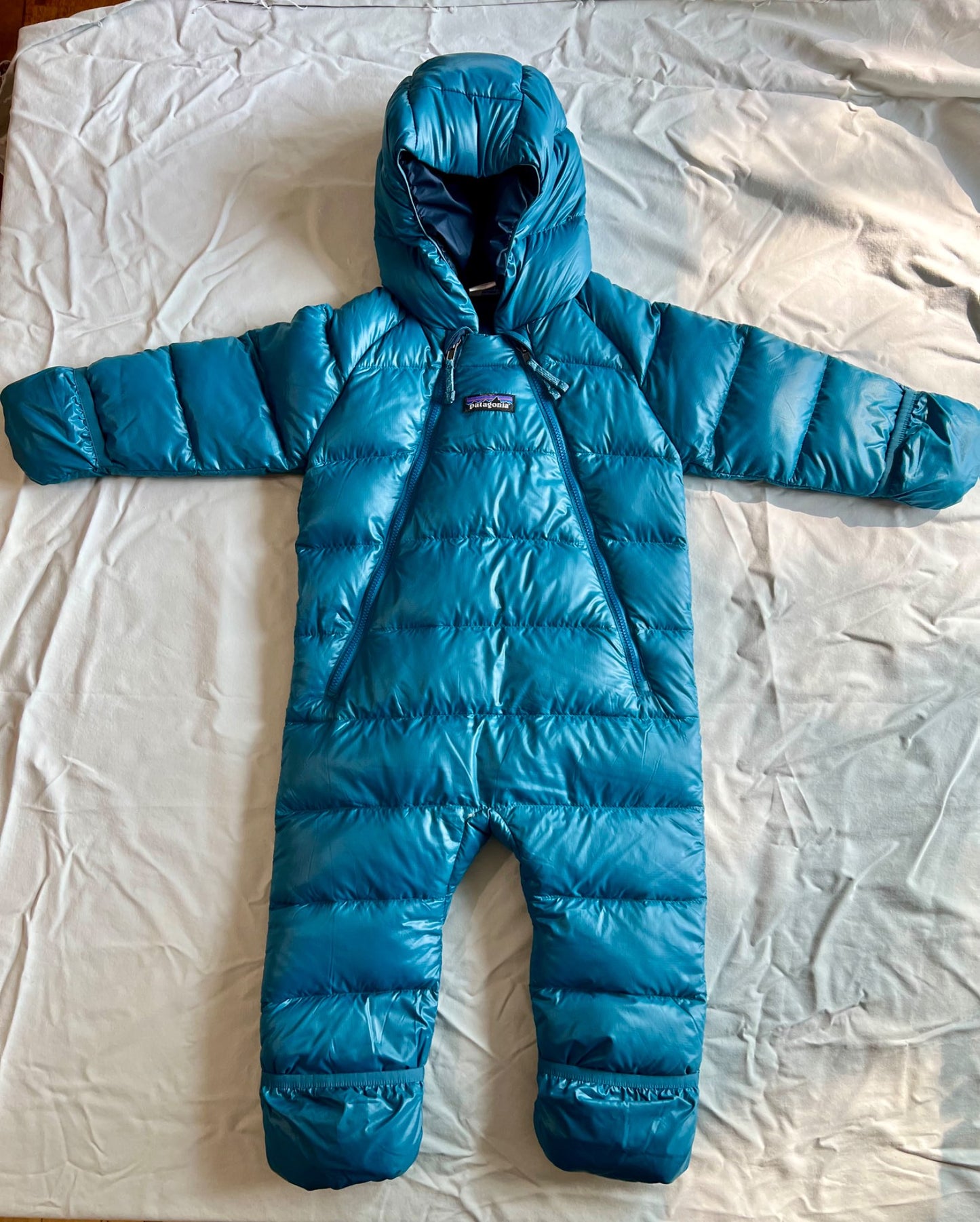 Patagonia Infant Hi-Loft Down Sweater Bunting Like New - Retail $209, Kids 12 Month (9-12M)