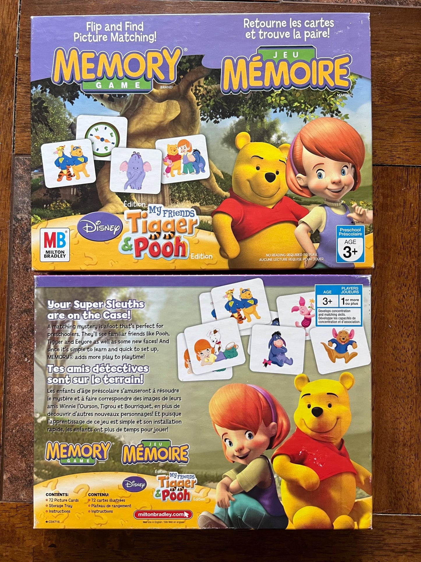 Disney Winnie the Pooh memory matching game