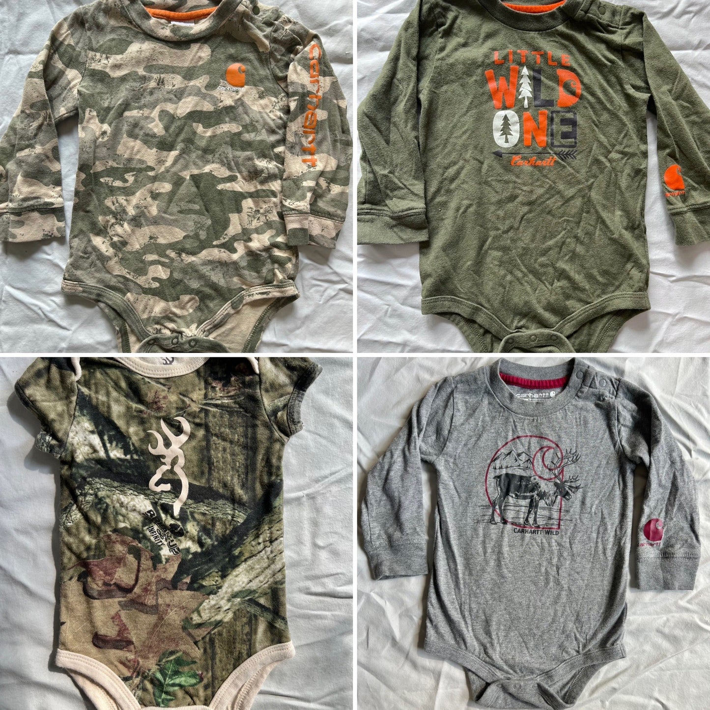 Bundle Carhartt bodysuits, Kids 24 Month (18-24M)