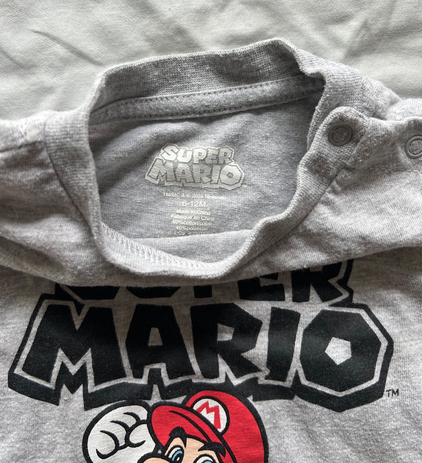 Bundle of Mario tops, Kids 12 Month (9-12M)