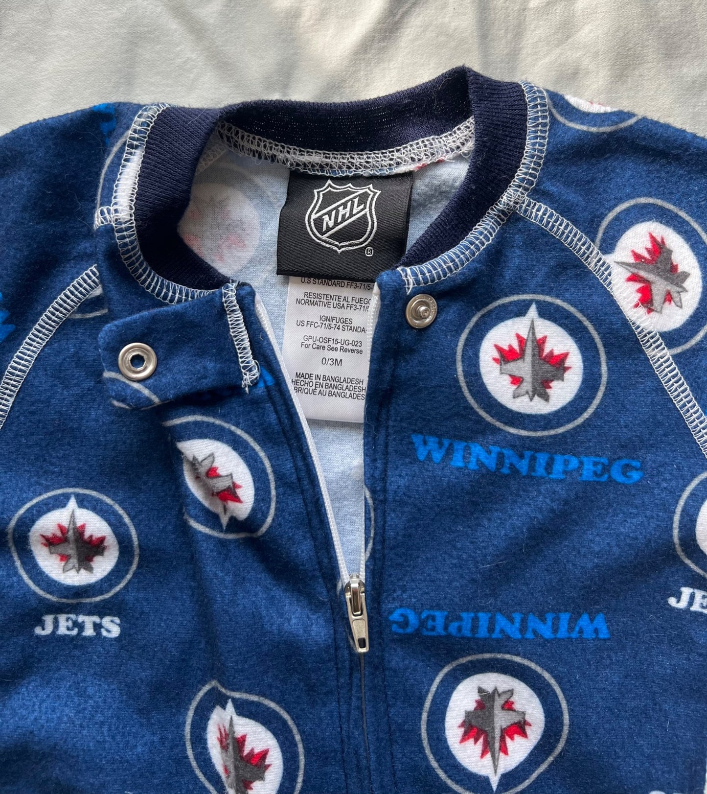 Bundle NHL Winnipeg Jets , Kids 12 Month (9-12M)