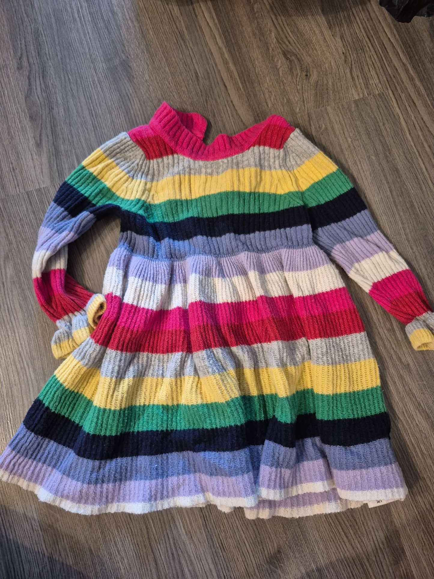 12-18month rainbow sweater dresss, Kids 18 Month (12-18M)