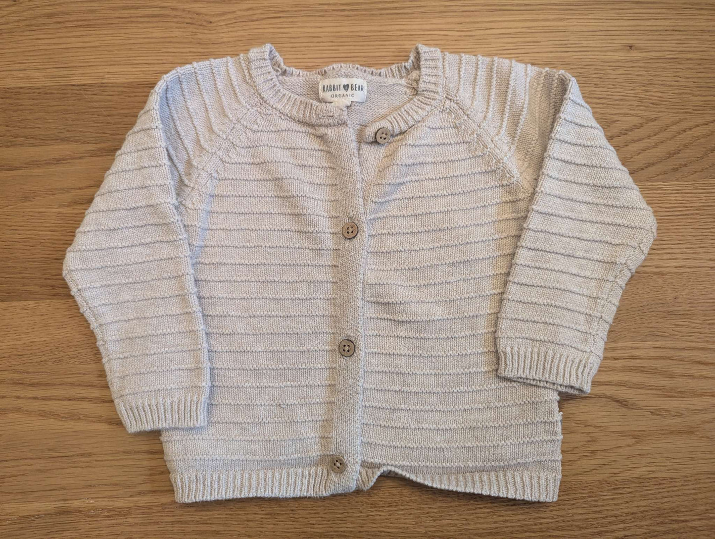Rabbit + Bear Organic Cardigan, Kids 24 Month (18-24M)
