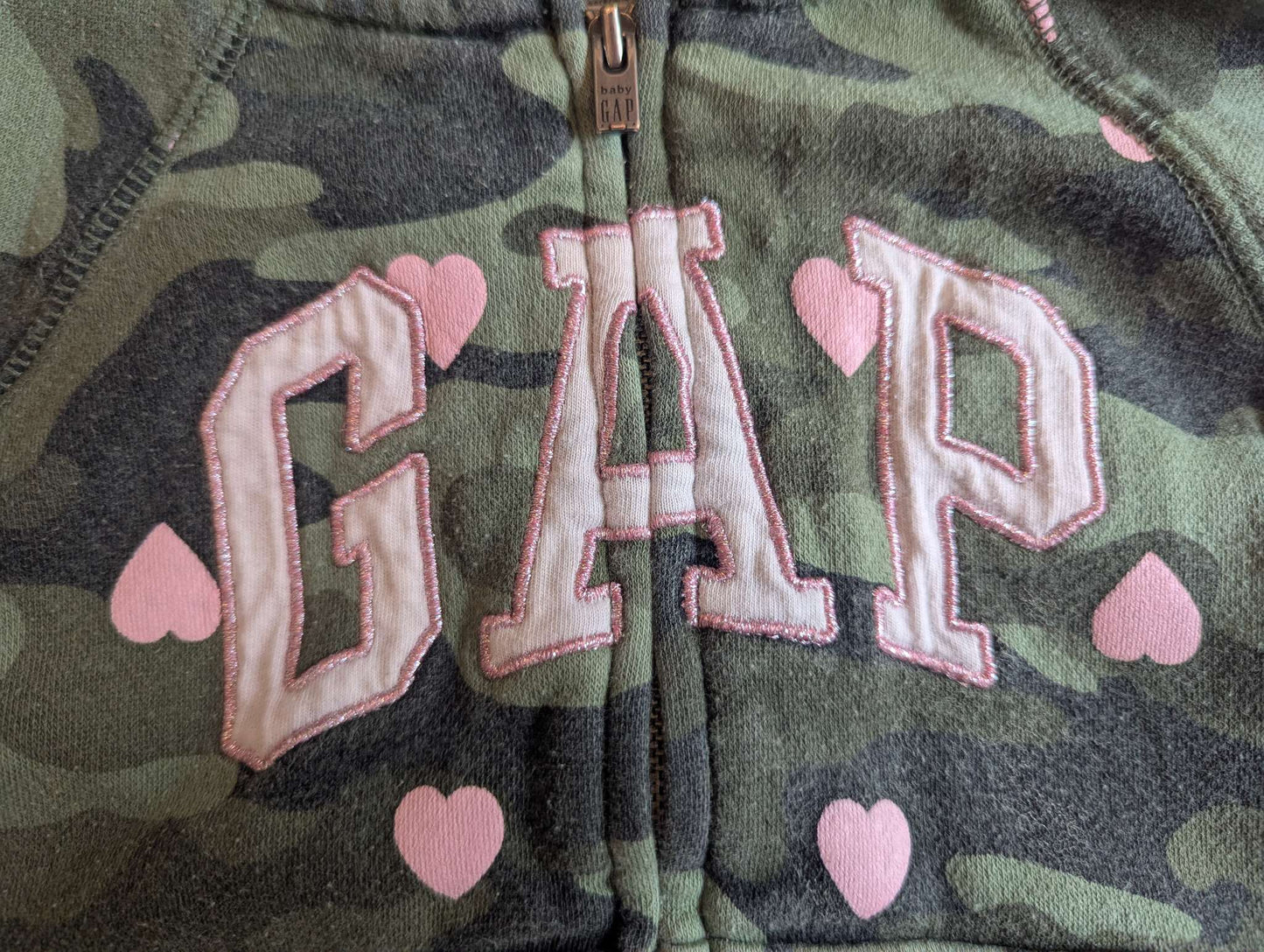 GAP Zip Army Print, Kids 2T