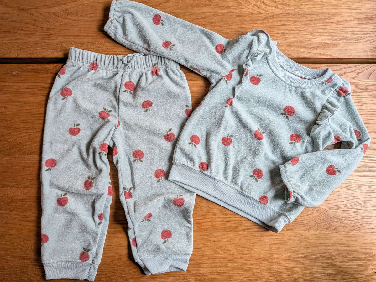 Fleece Apple Set, Kids 24 Month (18-24M)