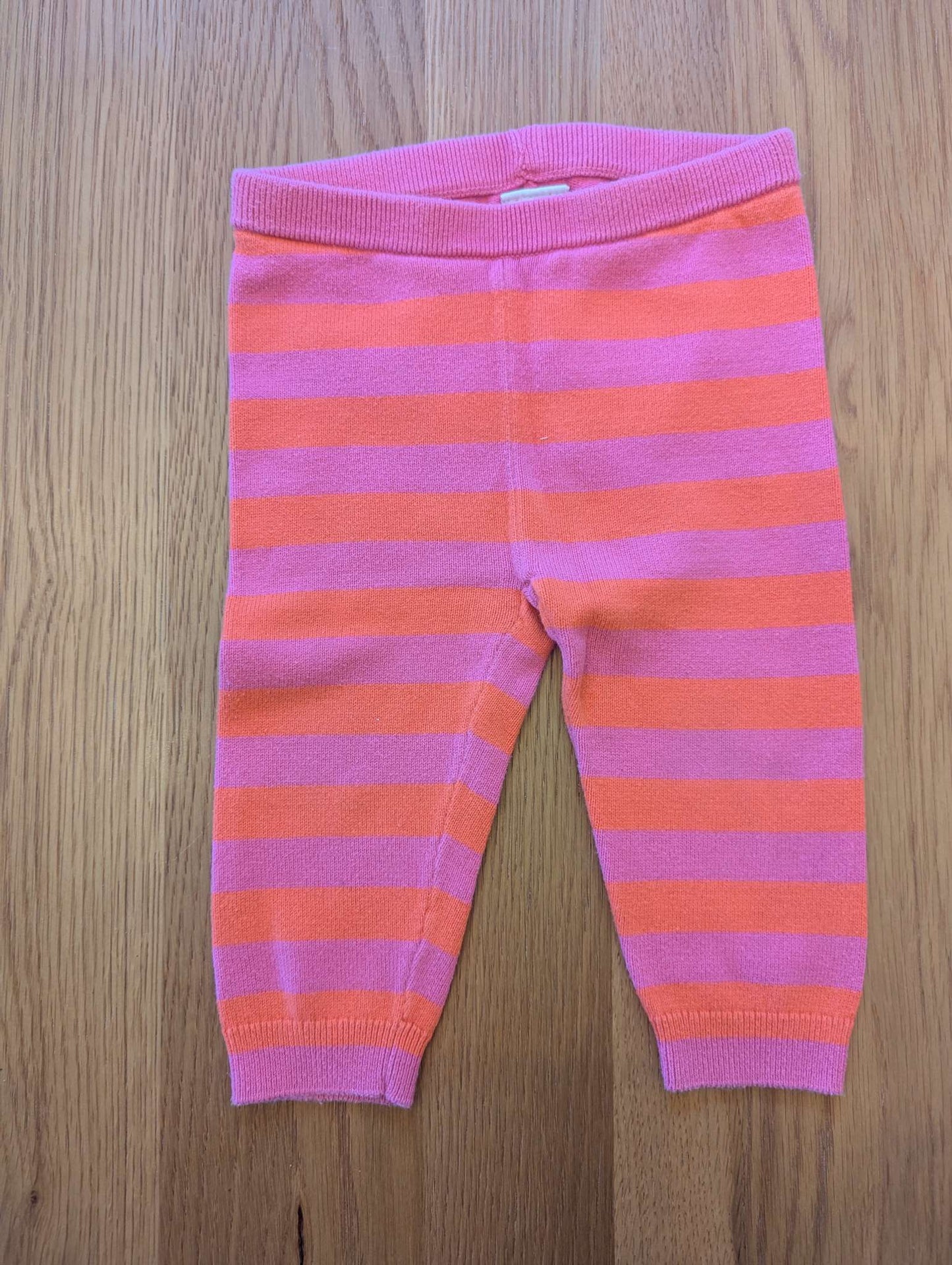 Baby Gap Pink Stripe Knit Pants 3-6 Mth, Kids 6 Month (3-6M)