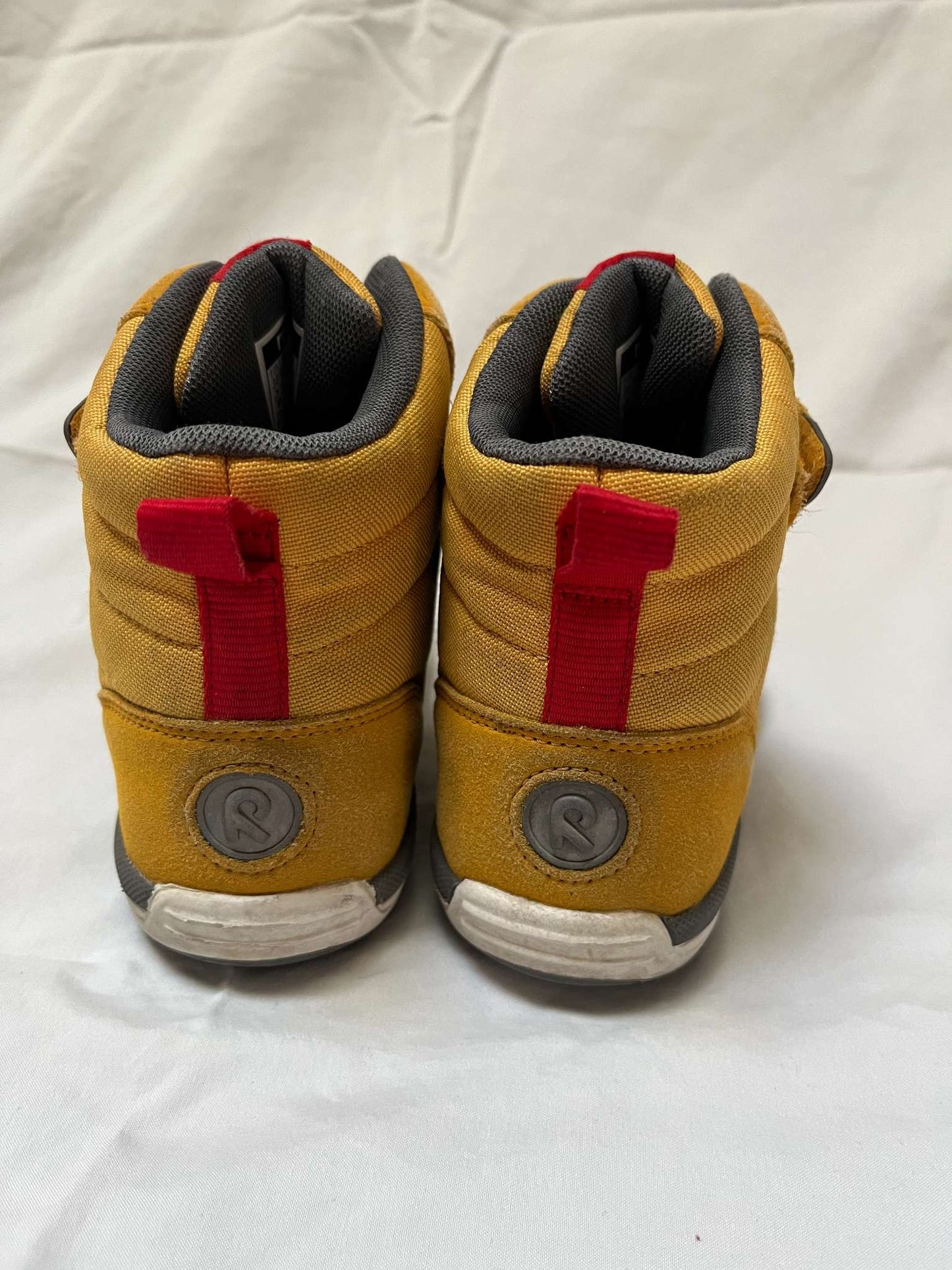 Reima TEC Yellow Suede/Mesh High-Top Boots – Size 12T, VGUC - Retail $130, Shoes 12 (Toddler:2-4yr)