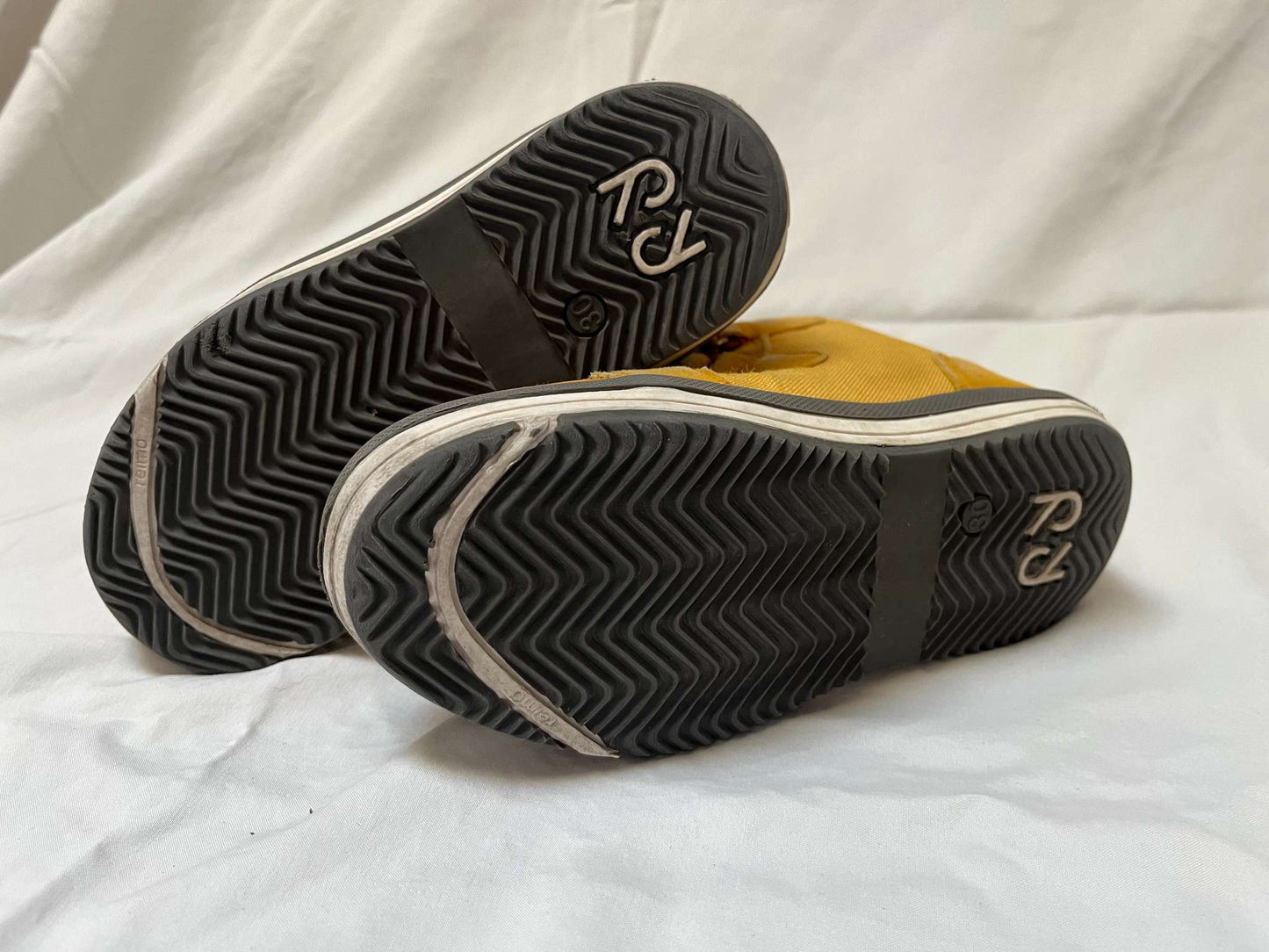 Reima TEC Yellow Suede/Mesh High-Top Boots – Size 12T, VGUC - Retail $130, Shoes 12 (Toddler:2-4yr)