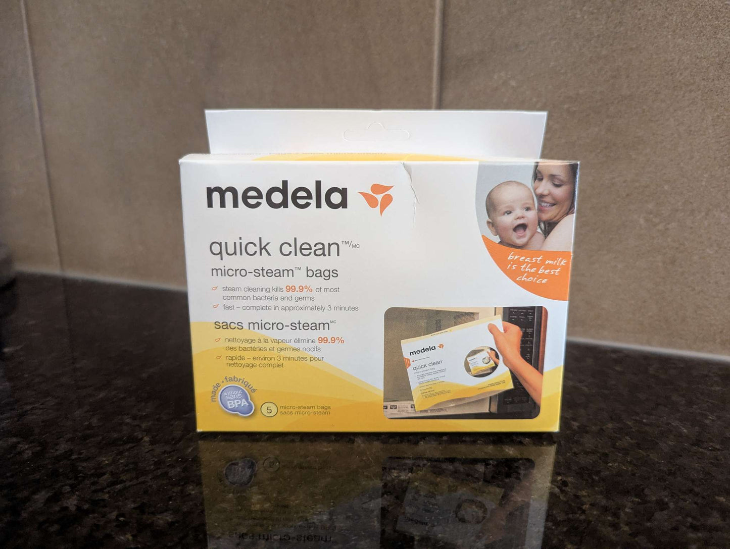 Medela Quick Clean Micro Steam Bags (5 bags in box)