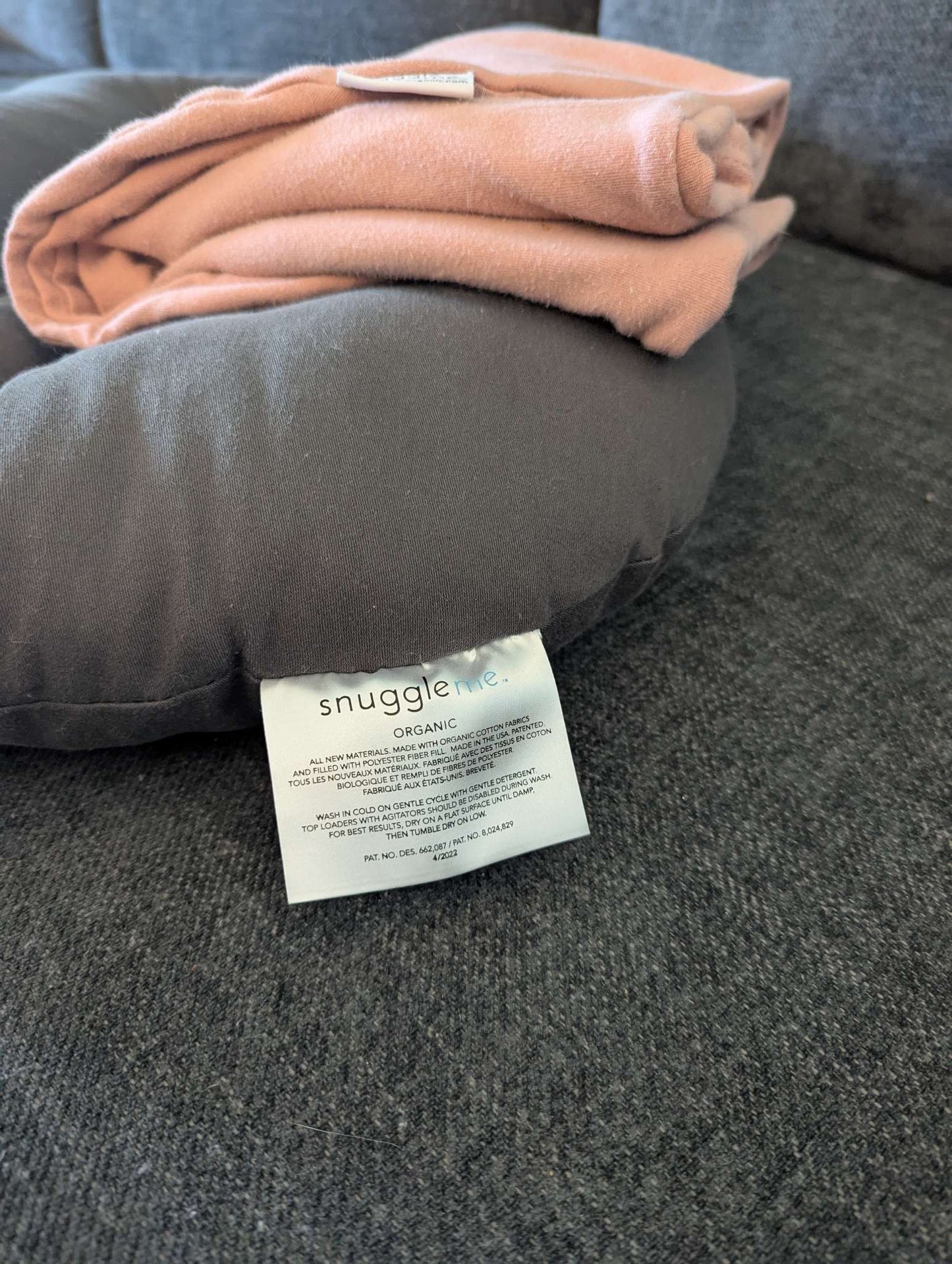 Snuggle Me Organic Infant Lounger + cover, Retails: $194.99