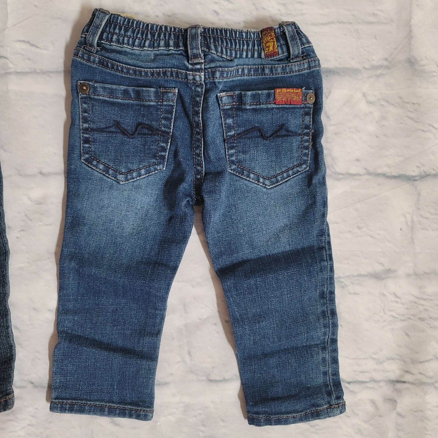 7 For All Mankind SkinnyJeans Bundle, Blue, VGUC, 12 Months, Kids 12 Month (9-12M)