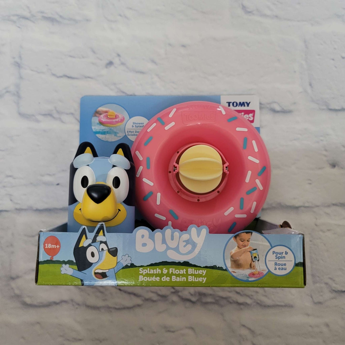 Bluey-Splash & Float- 2 in 1 Water Toy, New