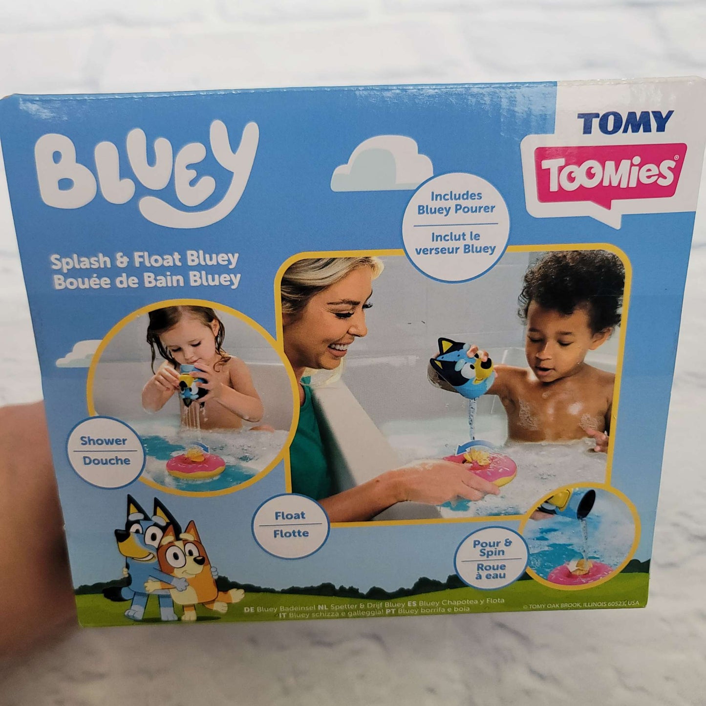 Bluey-Splash & Float- 2 in 1 Water Toy, New