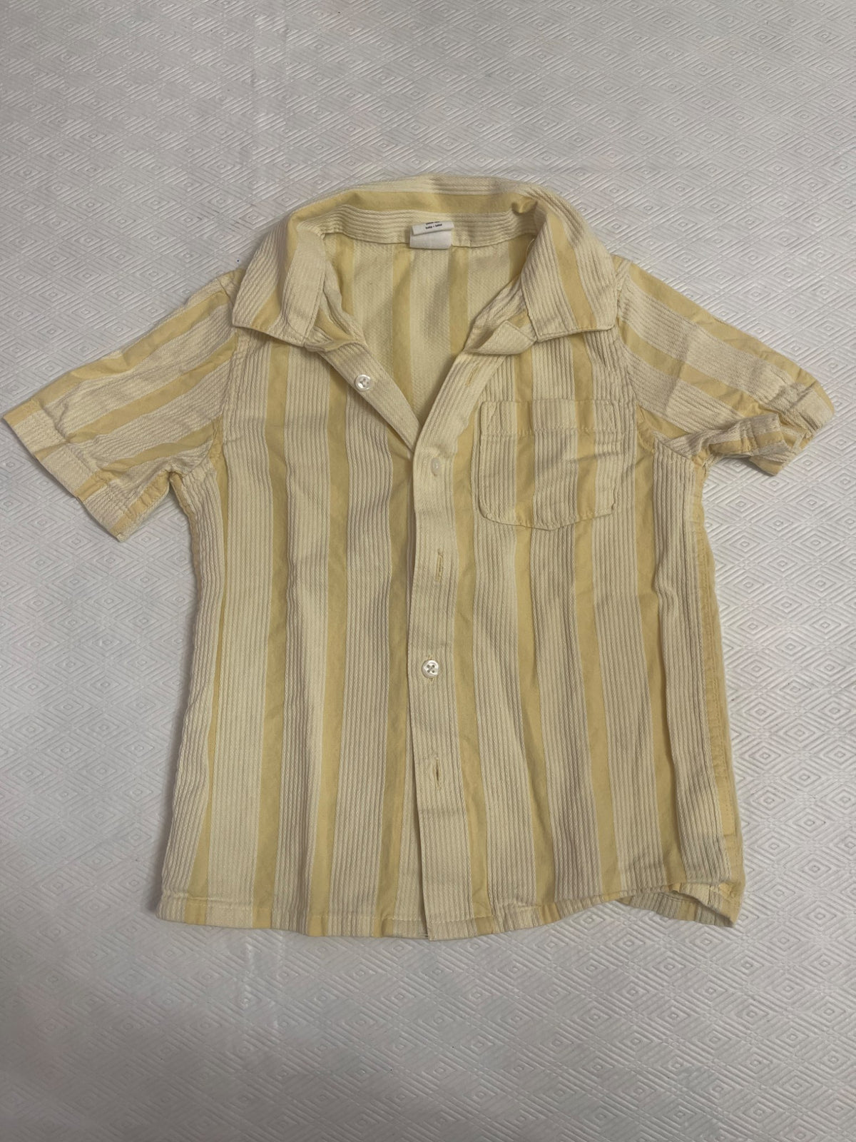 Yellow Collared Shirt, Kids 4/4T