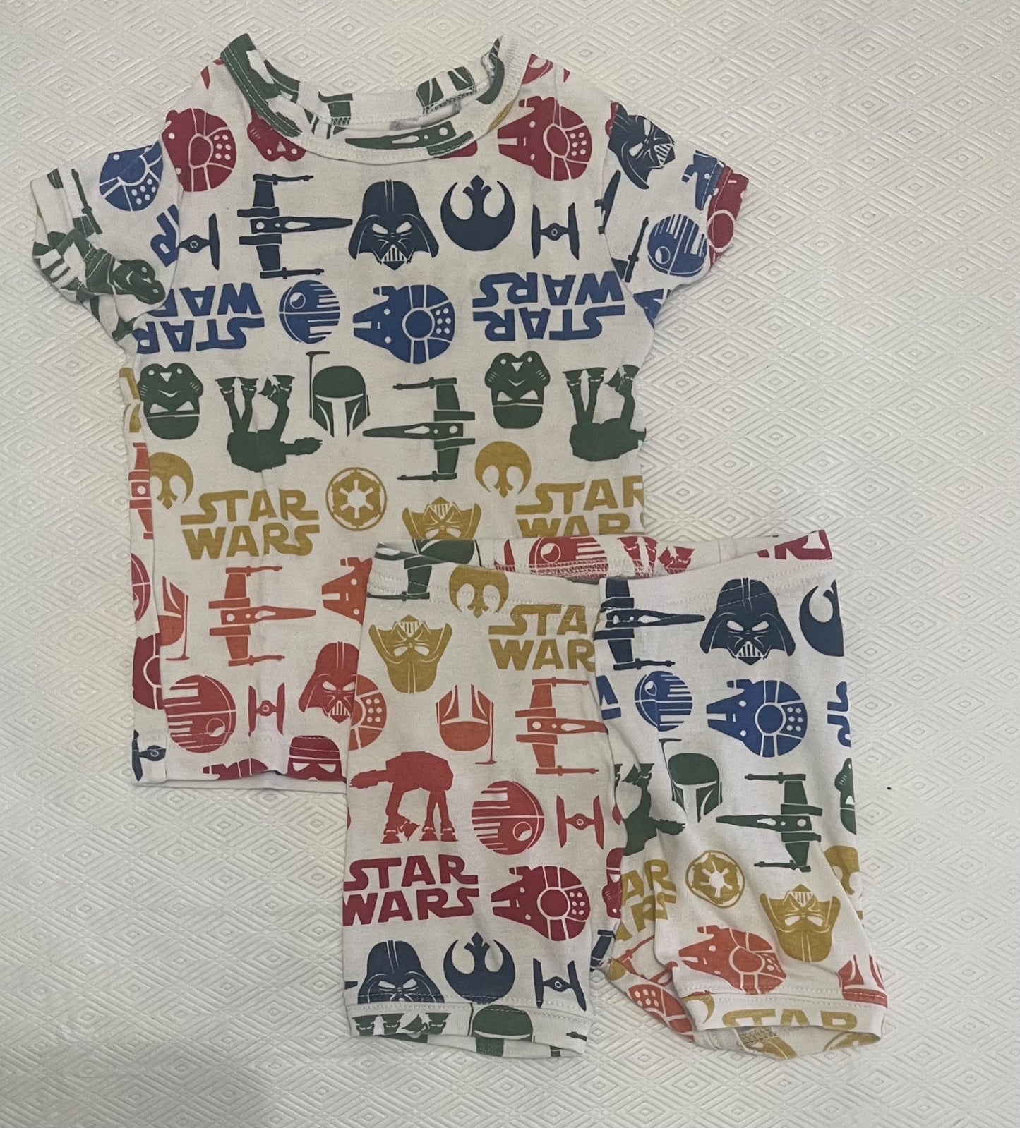 18-24 Month Two Piece Shorts & T-Shirt PJs, Kids 24 Month (18-24M)