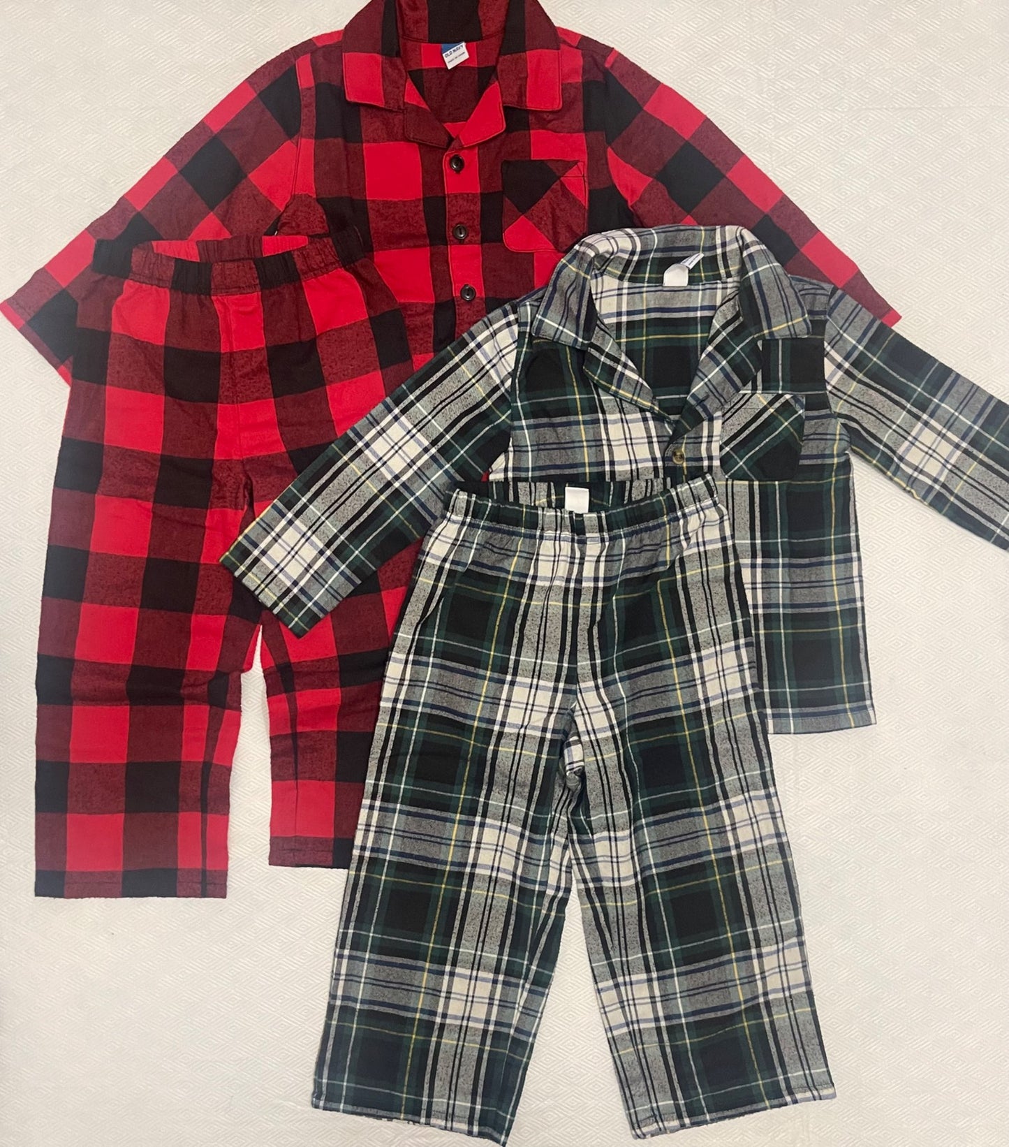 3T Button Up Flannel PJs, Kids 3T