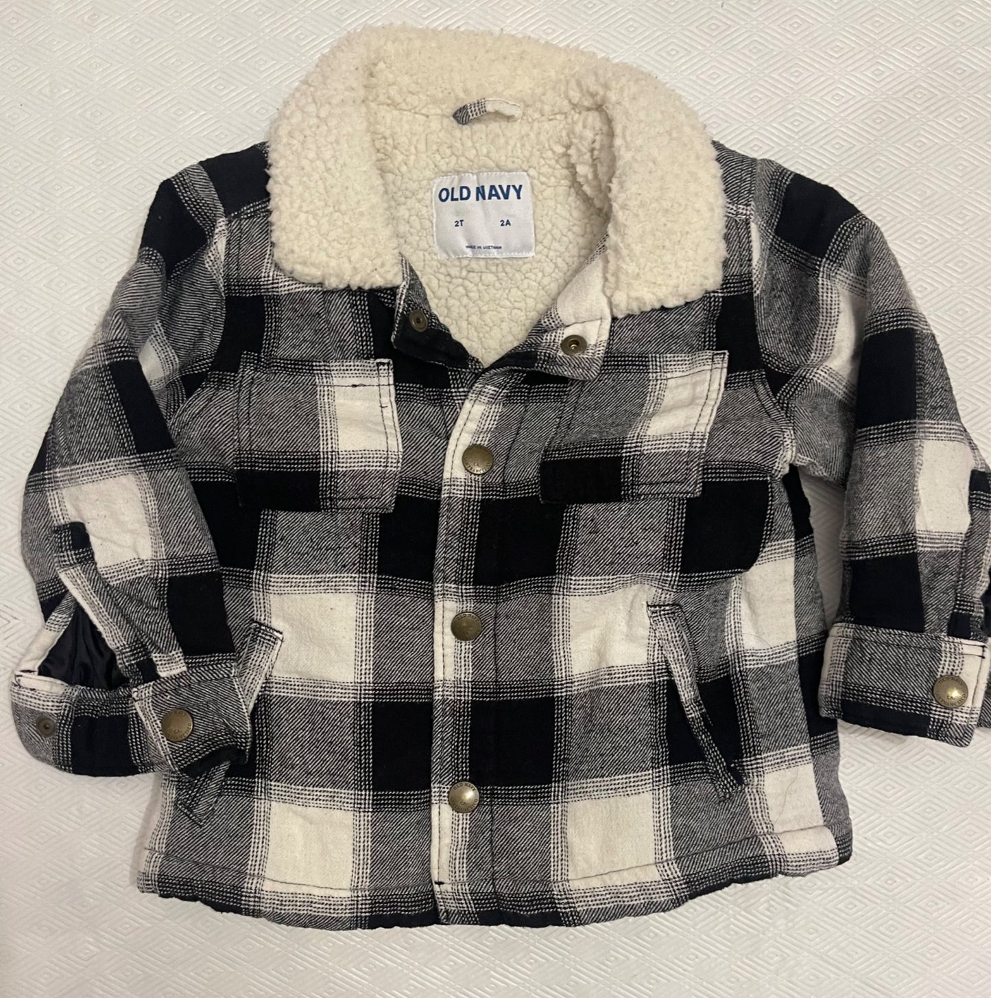 2T Plaid Sherpa Jacket, Kids 2T