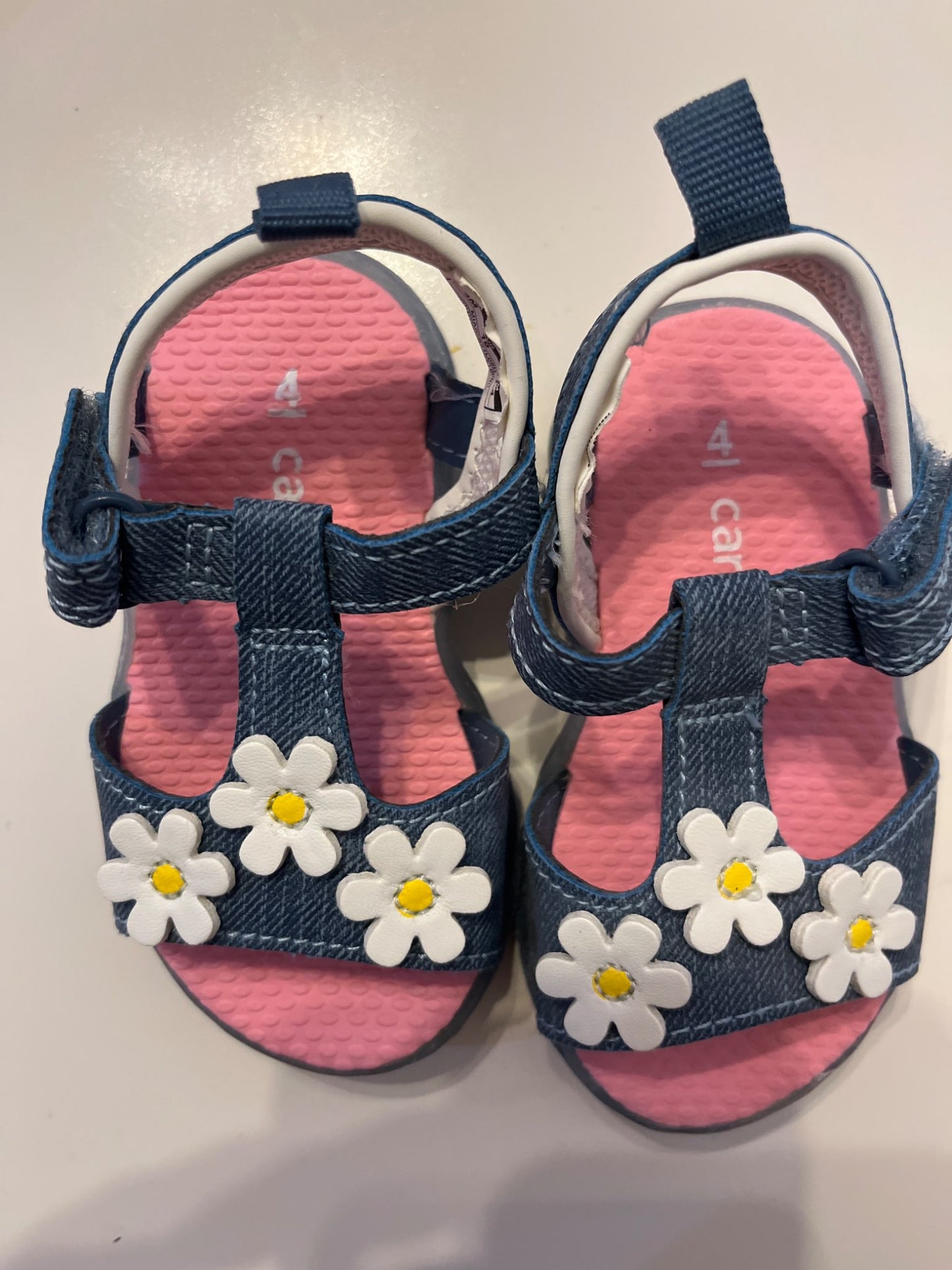 Carters daisy baby sandals - size 4 , Shoes 4 (Baby: 0-12 mth)