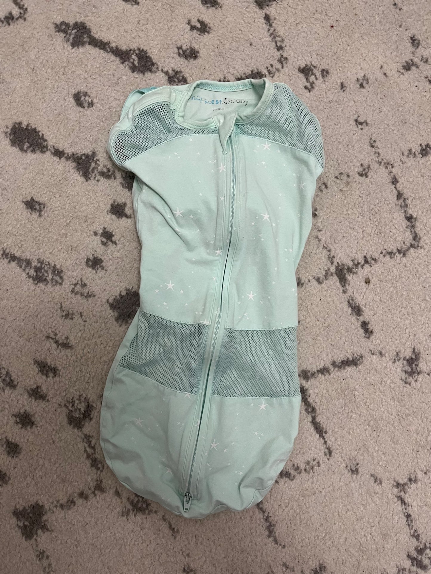 Happiest Baby Sleepea Swaddle - Small, Green, 0-3 Months (Newborn)