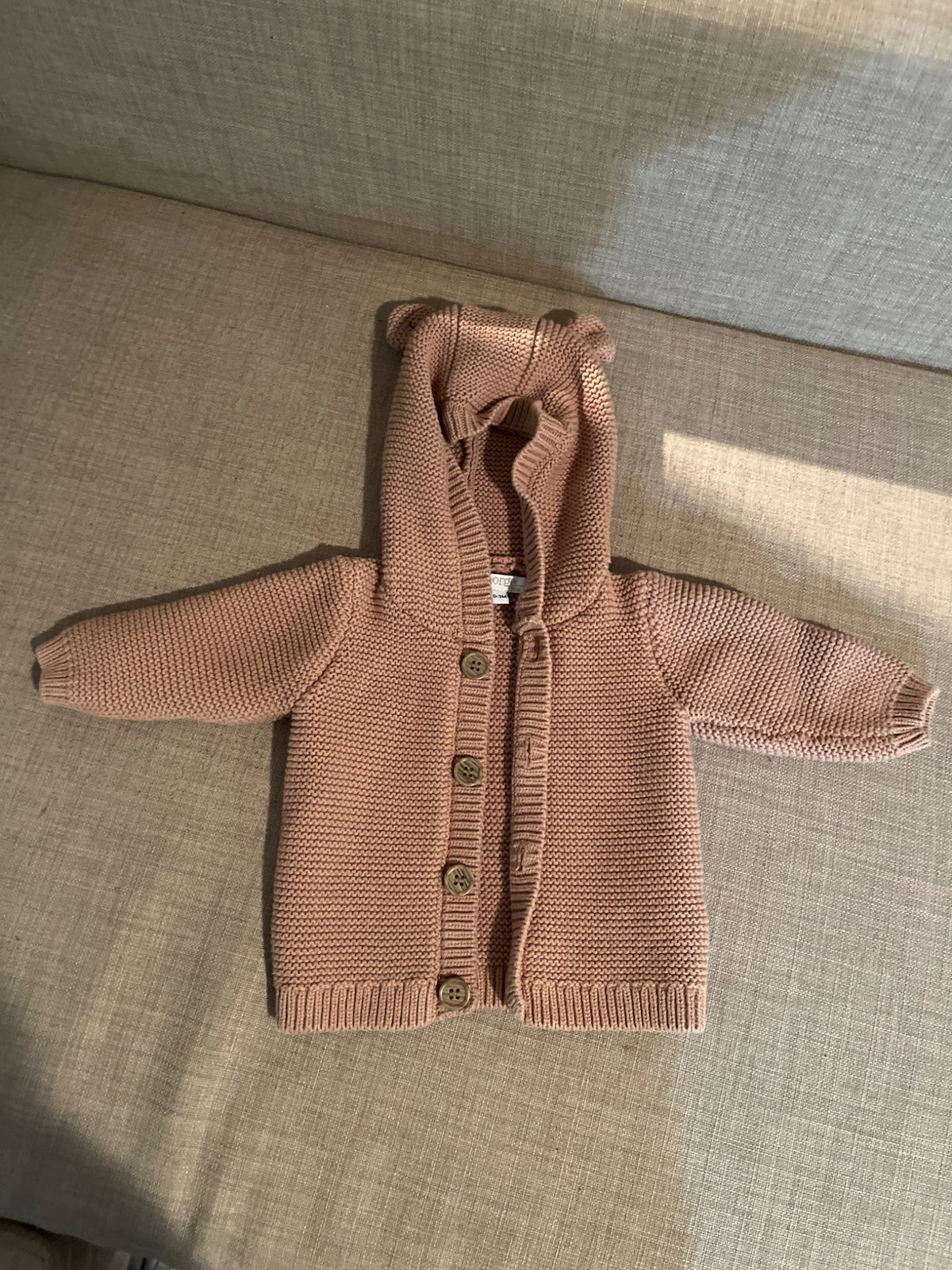 0-3 month Teddy Bear Hoodie , Kids 3 Month (0-3M)