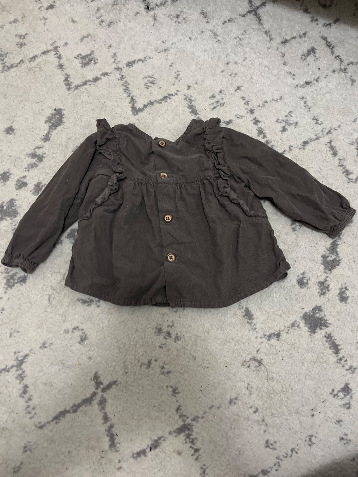 Zara long sleeve top size 9-12 months , Kids 12 Month (9-12M)