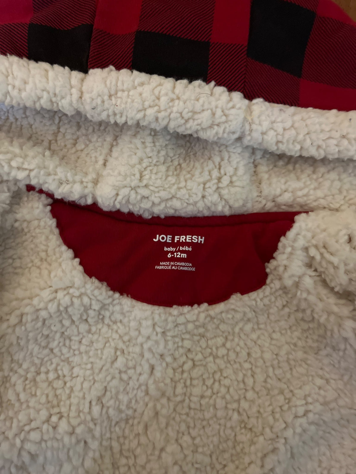Joe Fresh 6-12 Month Plaid Warm Sweater , Kids 12 Month (9-12M)