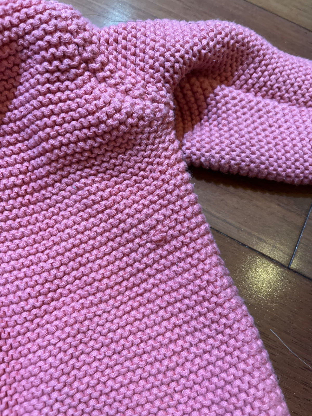 Pink knit sweater/jacket with ears , Kids 12 Month (9-12M)