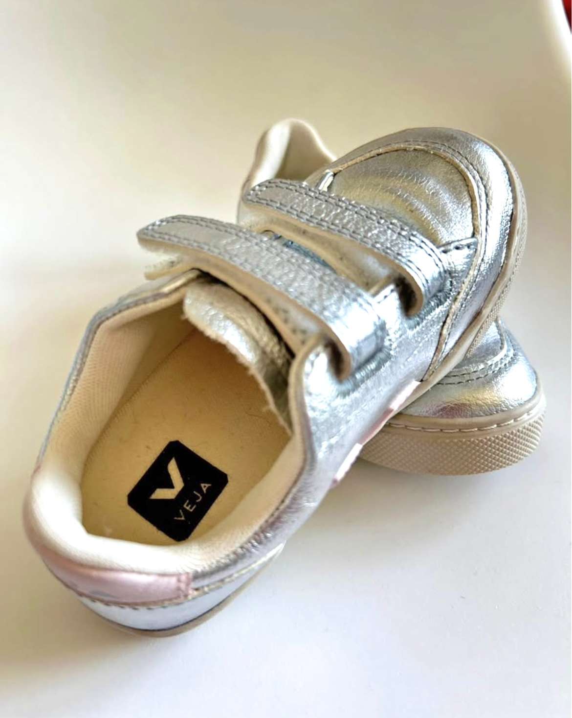 Brand New Veja Sneakers, c9.5, Silver/Pink, Shoes 9.5 (Toddler:2-4yr)