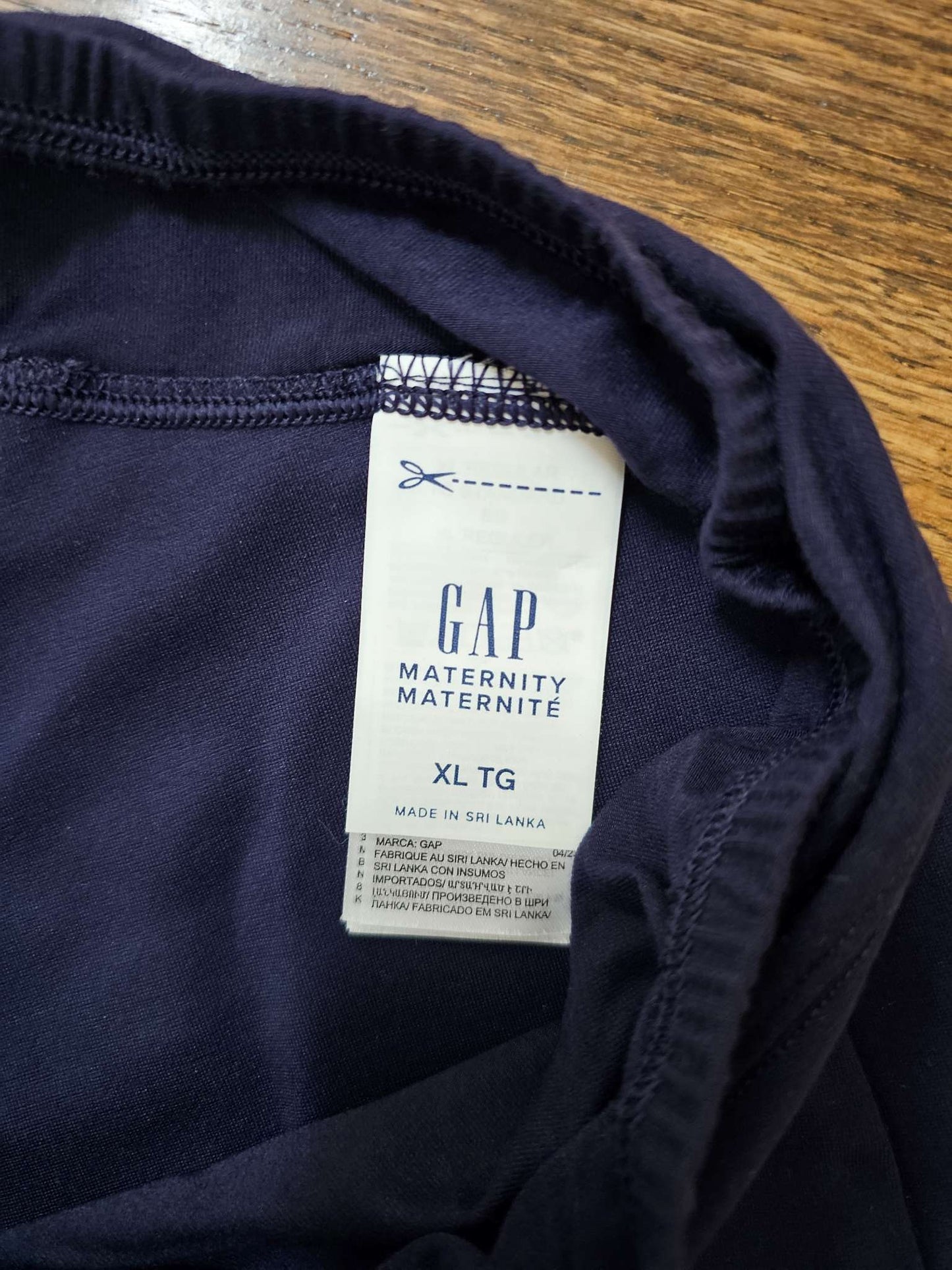 Navy Maternity Pants, Maternity XL (16-18)