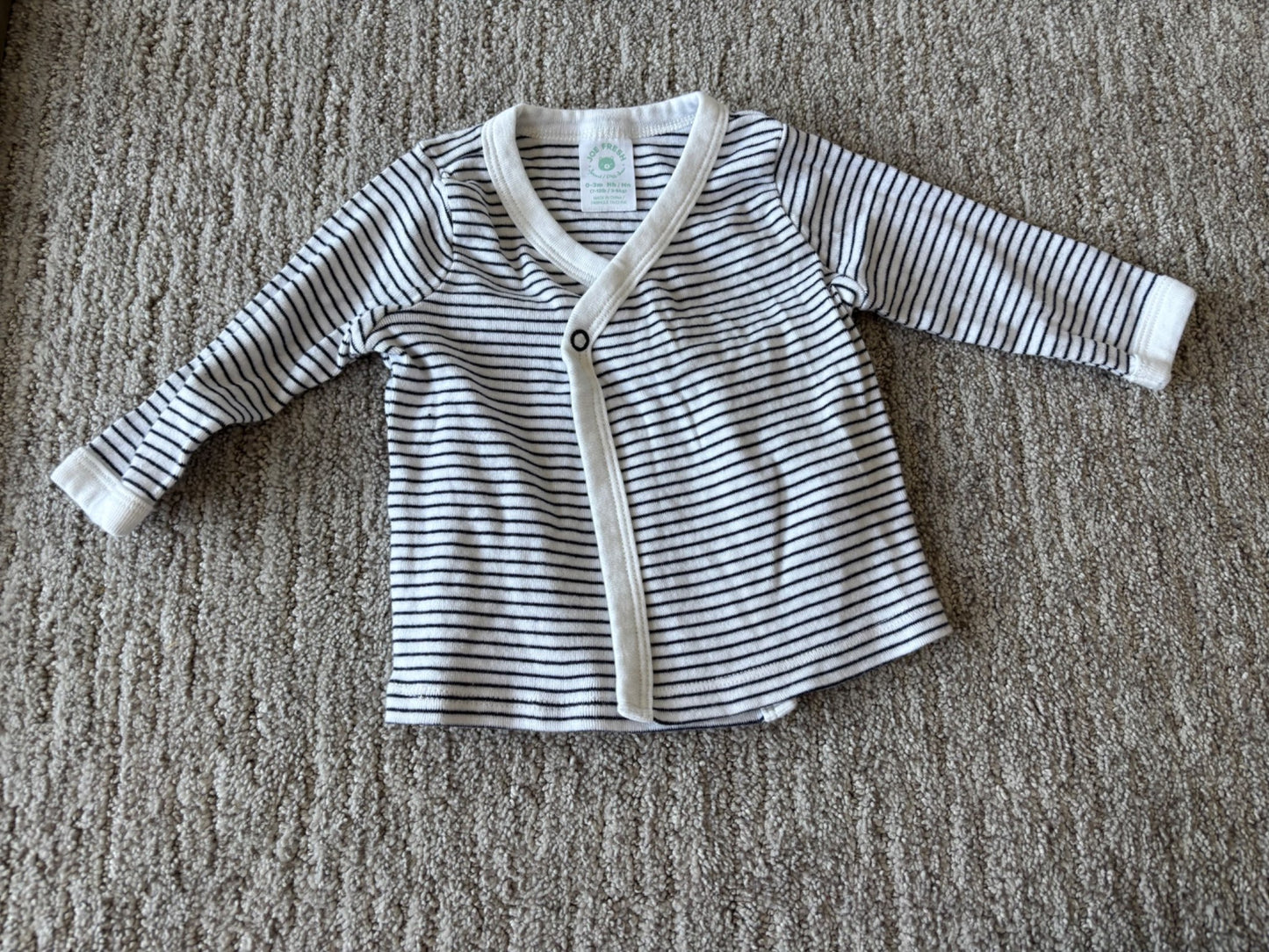 0-3 month long sleeve shirt bundle , Kids 3 Month (0-3M)
