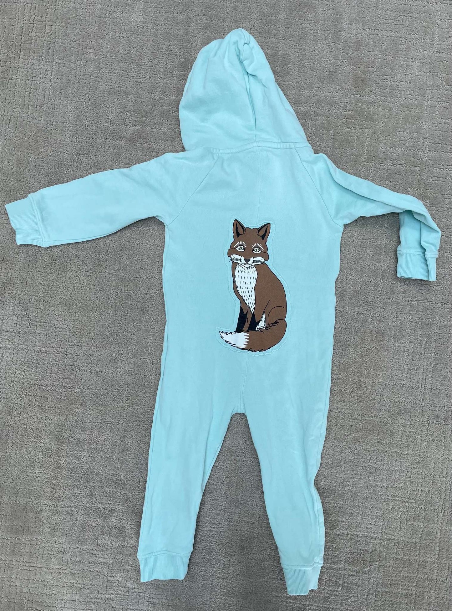 Filemon Kids mint green hooded romper, Kids 2T