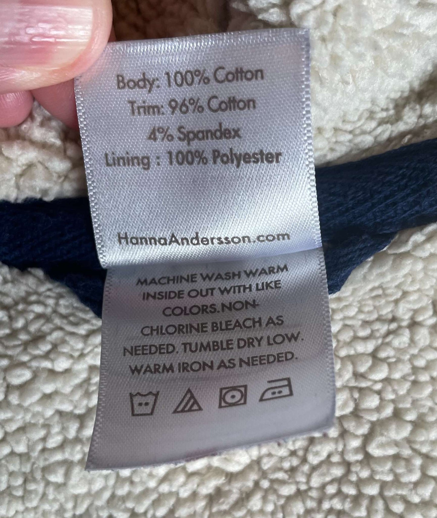 Hanna Andersson Sherpa-Lined Hoodie, Kids 3T