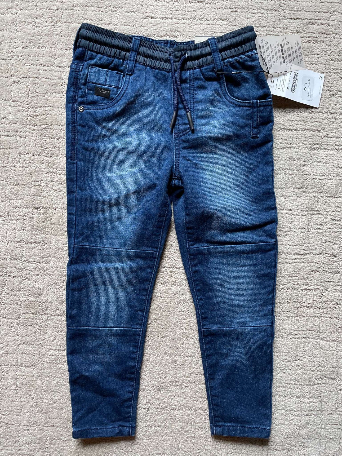 Zara Boys Collection Denim Jogger, Kids 6/6X (extra small)