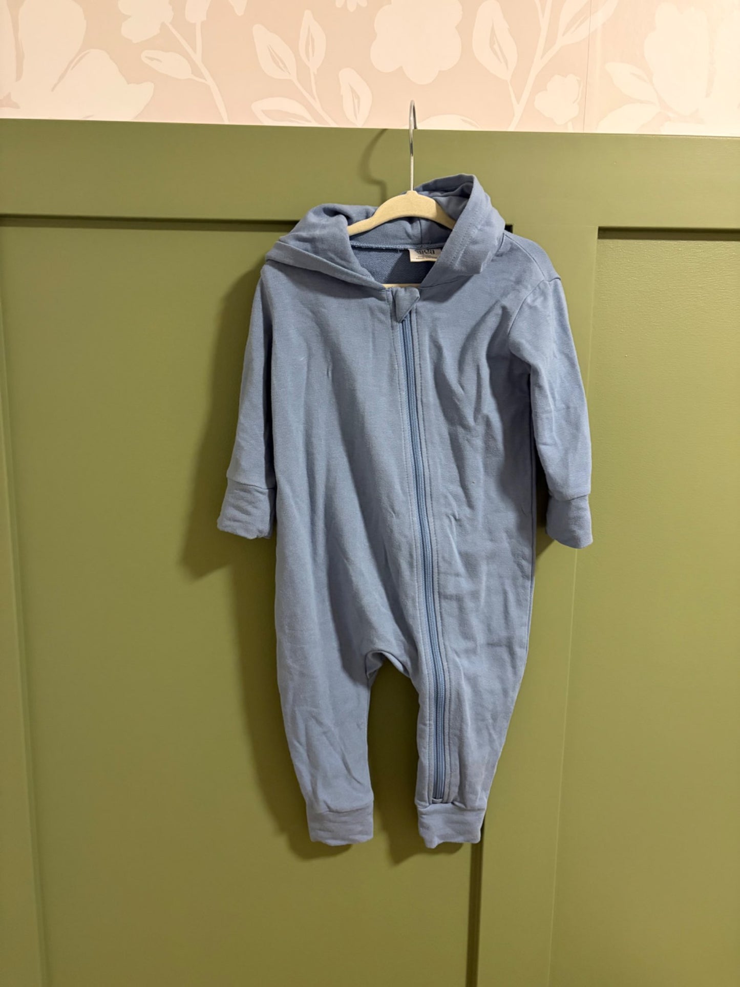 Early grey bamboo romper , Kids 12 Month (9-12M)