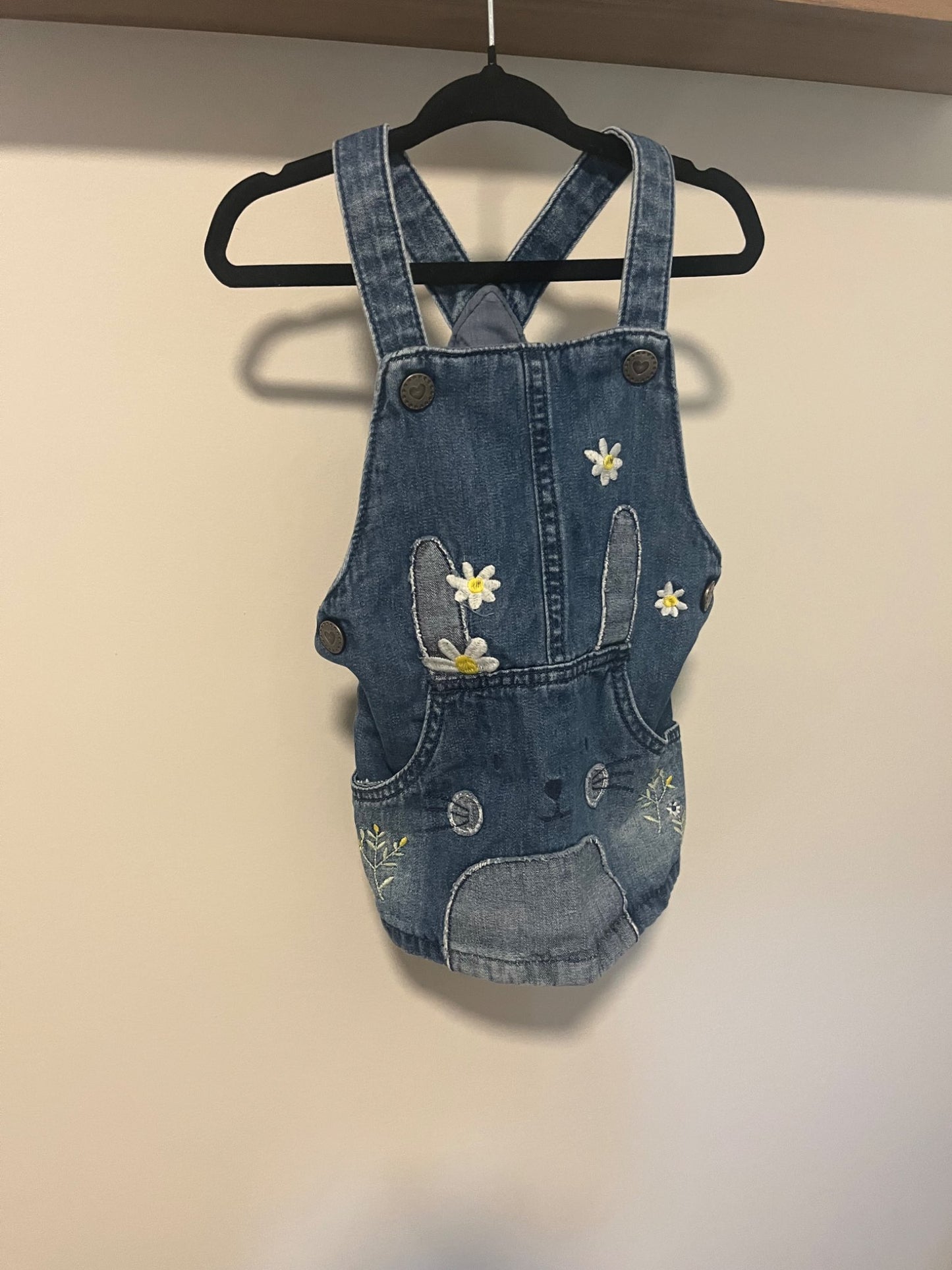 Denim bunny dress, Kids 9 Month (6-9M)