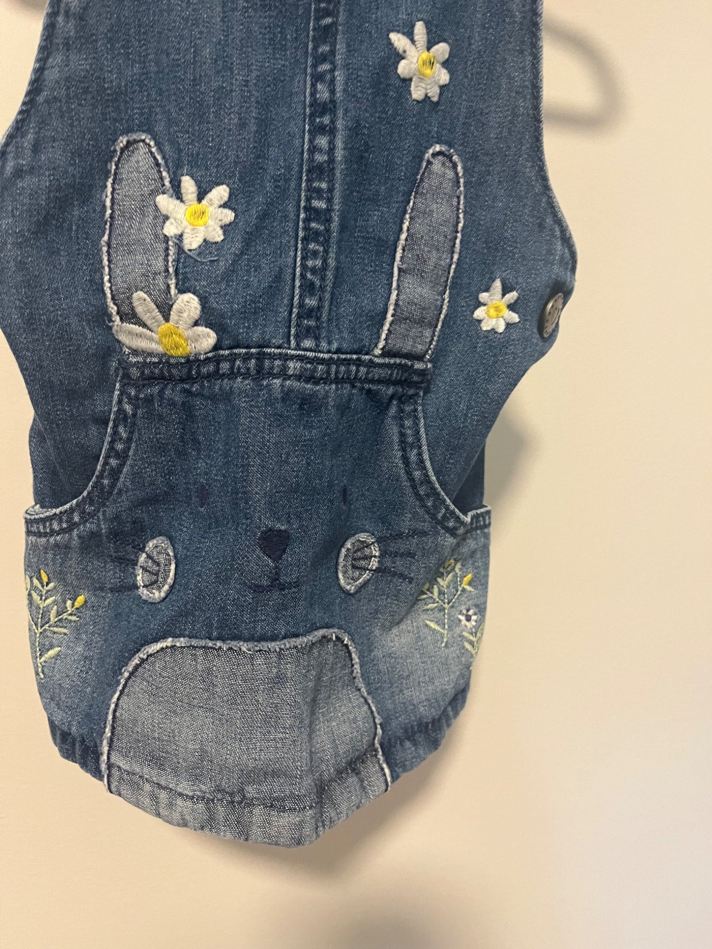 Denim bunny dress, Kids 9 Month (6-9M)
