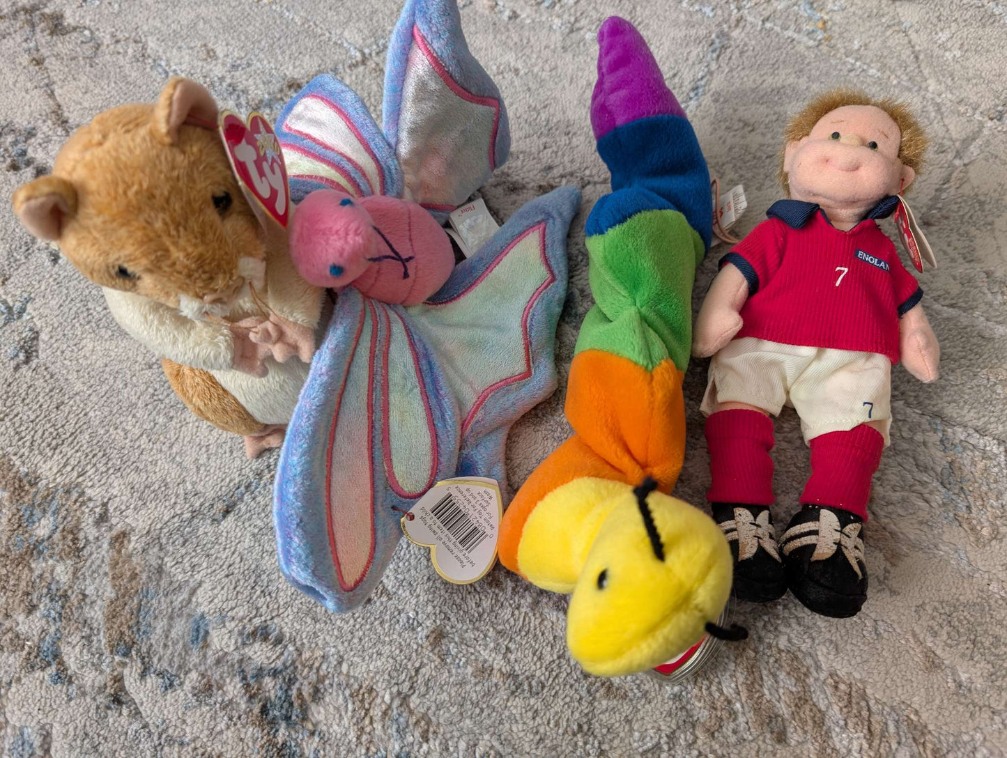 4 Beanie Babies