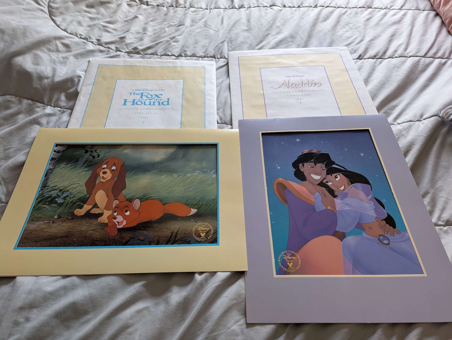 Disney vintage lithigraphs