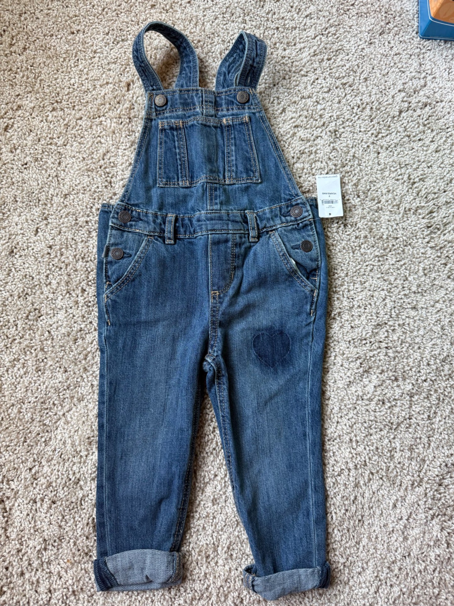NWT size 2 GAP overalls , Kids 2T