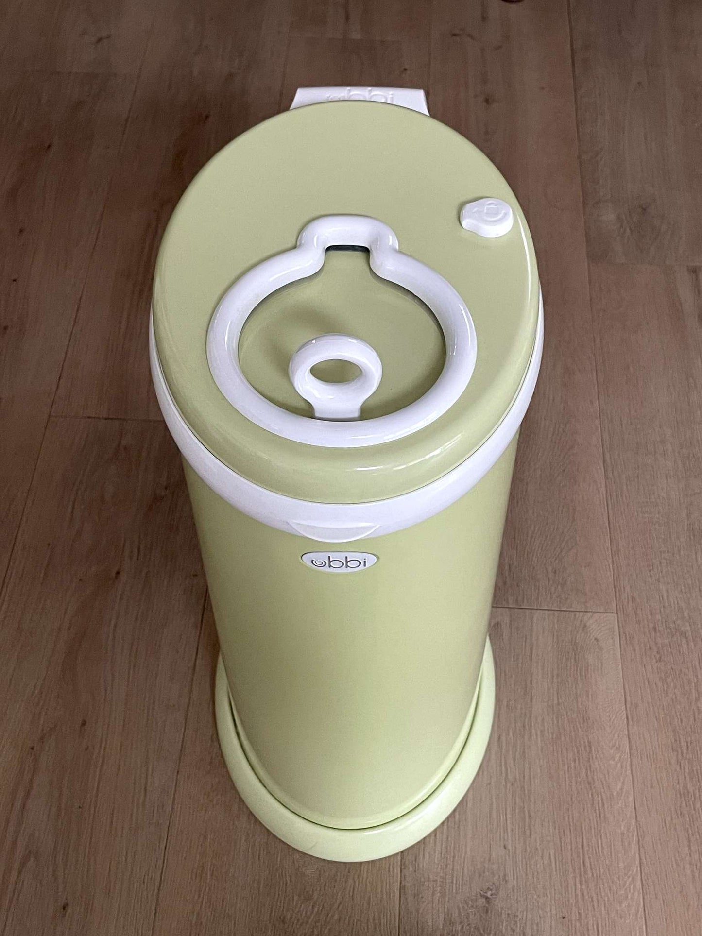 Stainless Steel Ubbi Diaper Pail (Colour: Sage)
