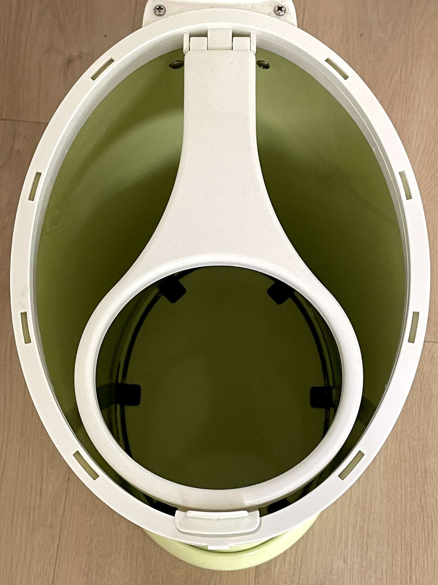 Stainless Steel Ubbi Diaper Pail (Colour: Sage)