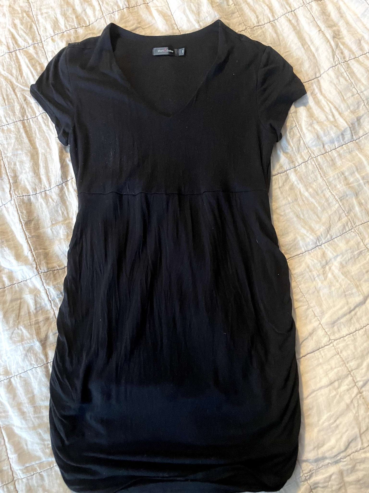 Set of 3 Casual Short Sleeve Maternity Shirts - Size Medium , Maternity M (8-10)
