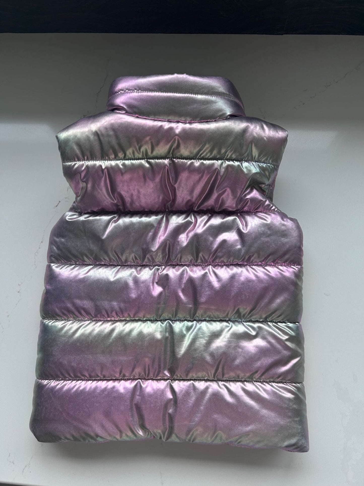 Puffer Vest, iridescent purple/green/pink , Joe Fresh, 4T, Kids 4/4T